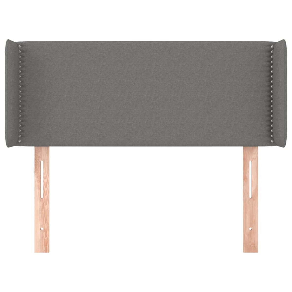 vidaXL Κεφαλάρι με Πτερύγια Σκούρο Γκρι 93x16x78/88 εκ. Υφασμάτινο