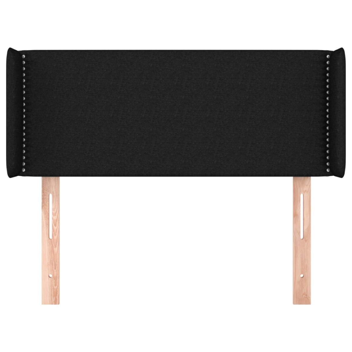 vidaXL Κεφαλάρι με Πτερύγια Μαύρο 93x16x78/88 εκ. Υφασμάτινο