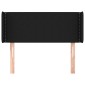 vidaXL Κεφαλάρι με Πτερύγια Μαύρο 93x16x78/88 εκ. Υφασμάτινο