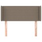 vidaXL Κεφαλάρι με Πτερύγια Taupe 93x16x78/88 εκ. Υφασμάτινο