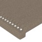 vidaXL Κεφαλάρι με Πτερύγια Taupe 93x16x78/88 εκ. Υφασμάτινο