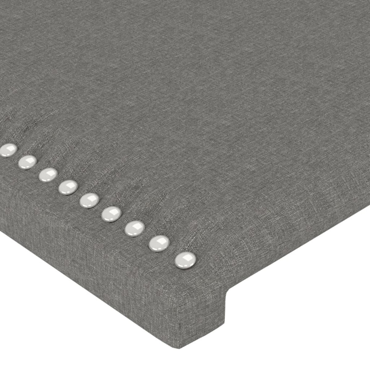 vidaXL Κεφαλάρι με Πτερύγια Σκούρο Γκρι 103x16x78/88 εκ. Υφασμάτινο