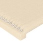 vidaXL Κεφαλάρι με Πτερύγια Κρεμ 183x16x78/88 εκ. Υφασμάτινο