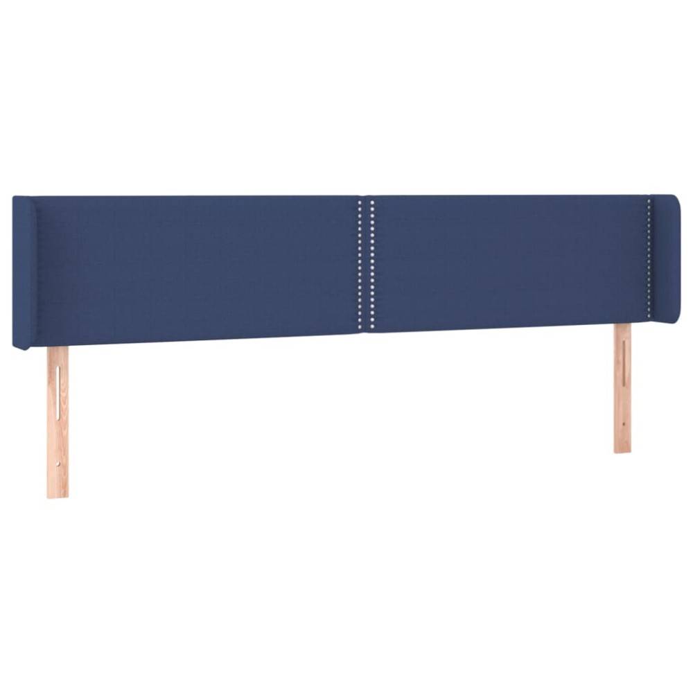 vidaXL Κεφαλάρι με Πτερύγια Μπλε 203x16x78/88 εκ. Υφασμάτινο