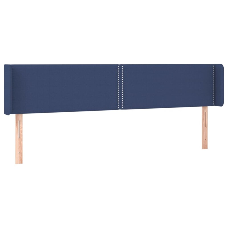 vidaXL Κεφαλάρι με Πτερύγια Μπλε 203x16x78/88 εκ. Υφασμάτινο
