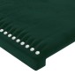 vidaXL Κεφαλάρι με Πτερύγια Σκούρο Πράσινο 83x16x78/88 εκ. Βελούδινο