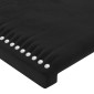 vidaXL Κεφαλάρι με Πτερύγια Μαύρο 103x16x78/88 εκ. Βελούδινο