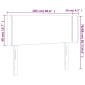 vidaXL Κεφαλάρι με Πτερύγια Σκούρο Πράσινο 103x16x78/88 εκ. Βελούδινο