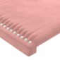 vidaXL Κεφαλάρι με Πτερύγια Ροζ 103x16x78/88 εκ. Βελούδινο
