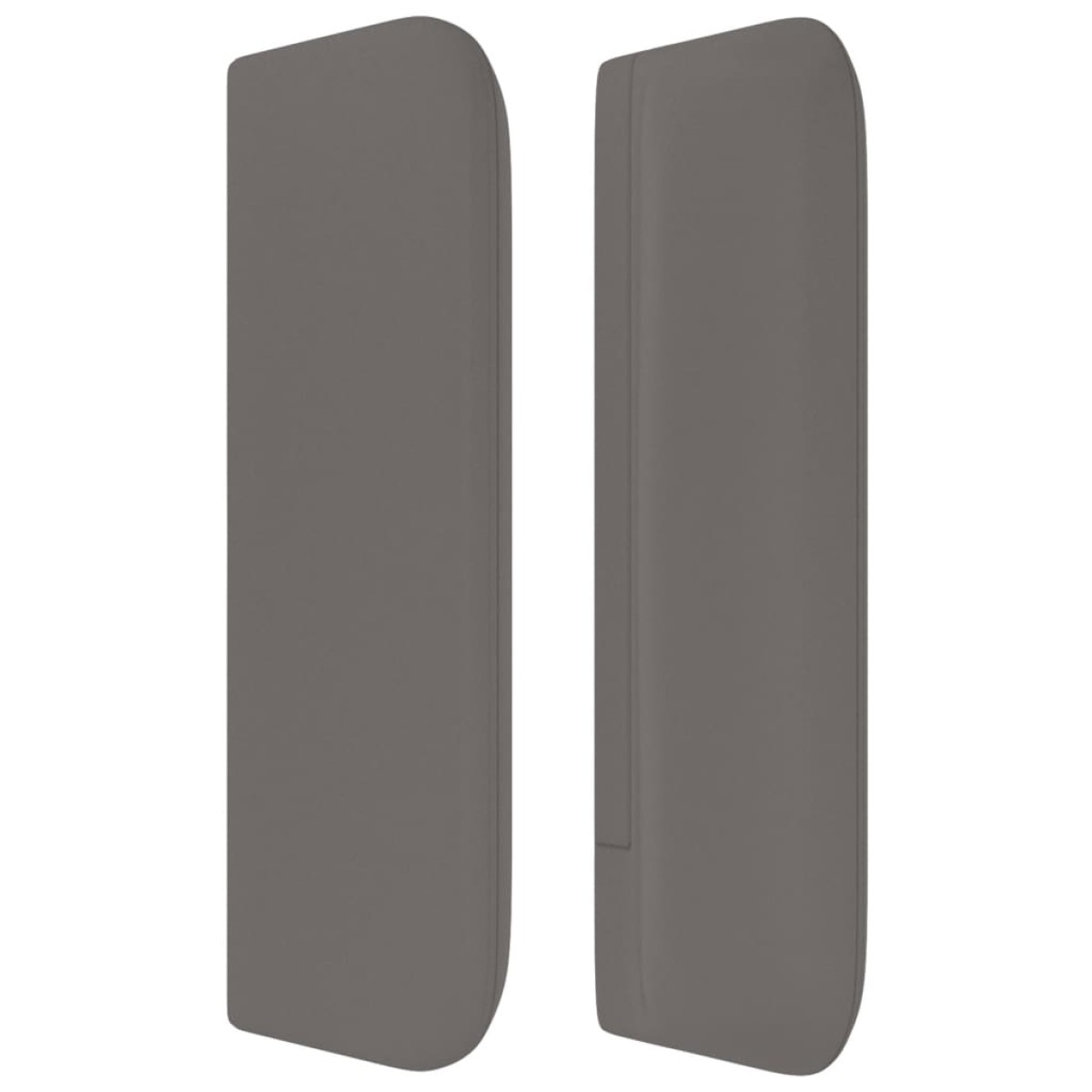 vidaXL Κεφαλάρι με Πτερύγια Γκρι 83x16x78/88 εκ. Συνθετικό Δέρμα