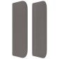vidaXL Κεφαλάρι με Πτερύγια Γκρι 83x16x78/88 εκ. Συνθετικό Δέρμα