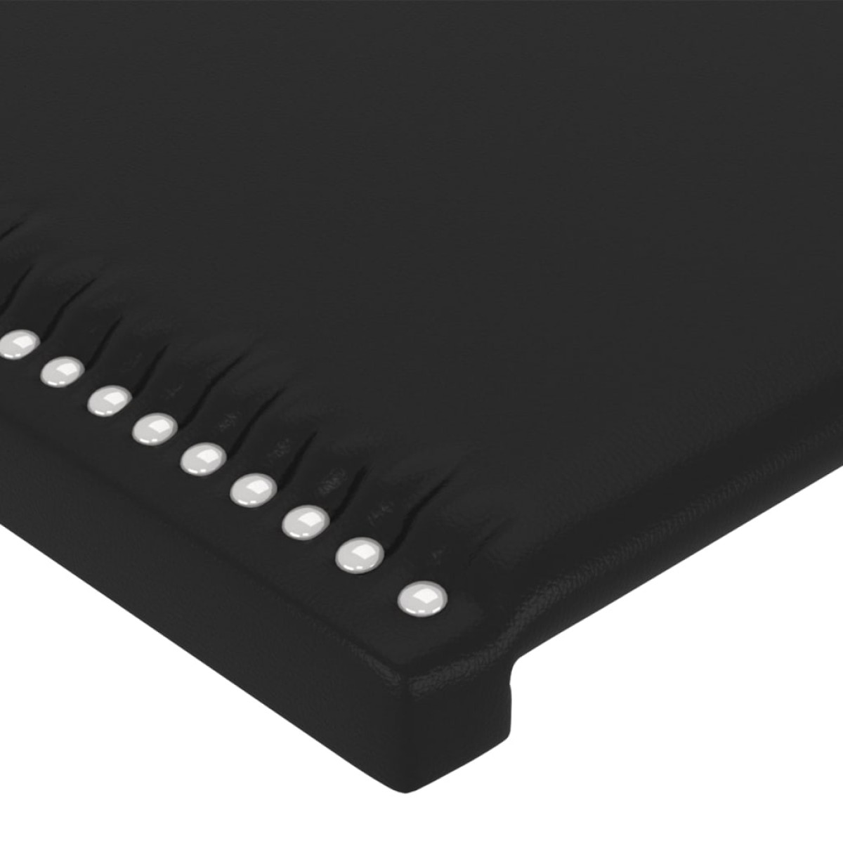 vidaXL Κεφαλάρι με Πτερύγια Μαύρο 93x16x78/88 εκ. Συνθετικό Δέρμα
