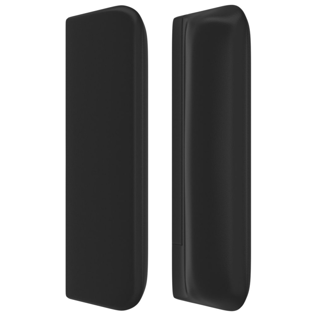 vidaXL Κεφαλάρι με Πτερύγια Μαύρο 103x16x78/88 εκ. Συνθετικό Δέρμα