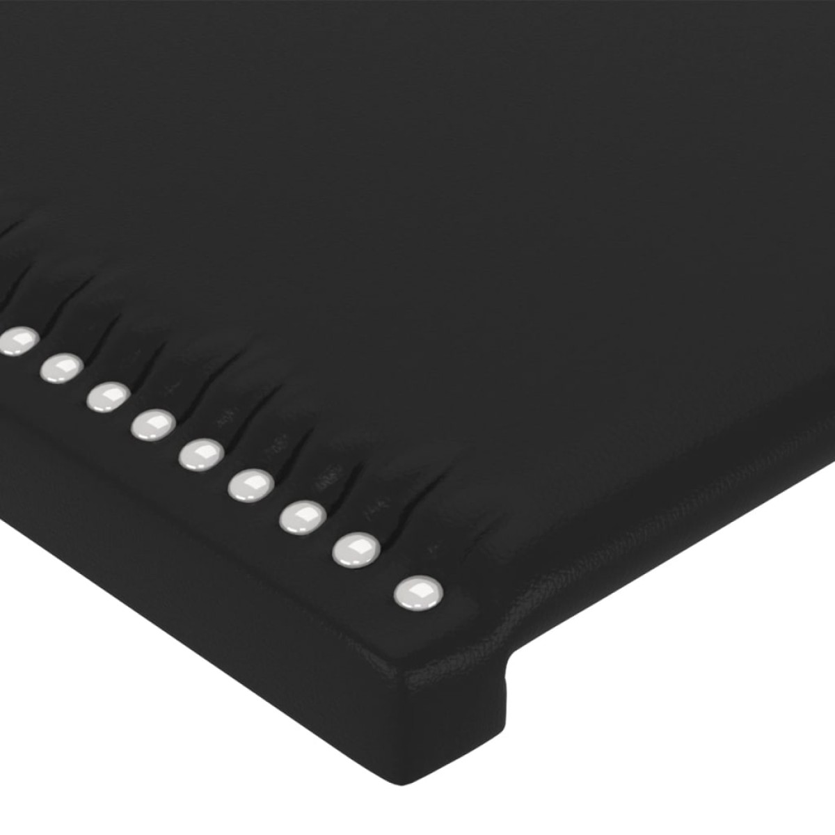 vidaXL Κεφαλάρι με Πτερύγια Μαύρο 103x16x78/88 εκ. Συνθετικό Δέρμα