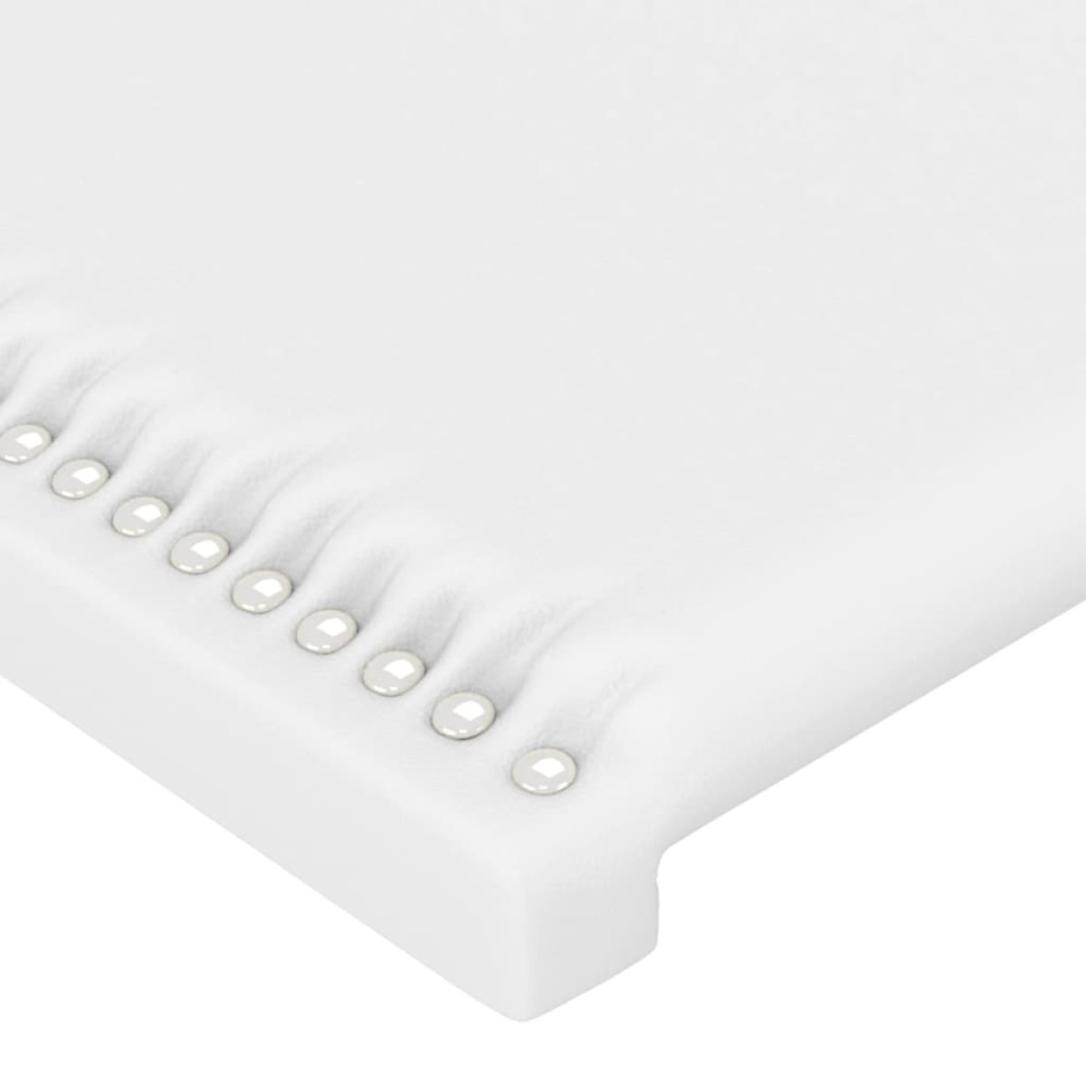 vidaXL Κεφαλάρι με Πτερύγια Λευκό 103x16x78/88 εκ. Συνθετικό Δέρμα