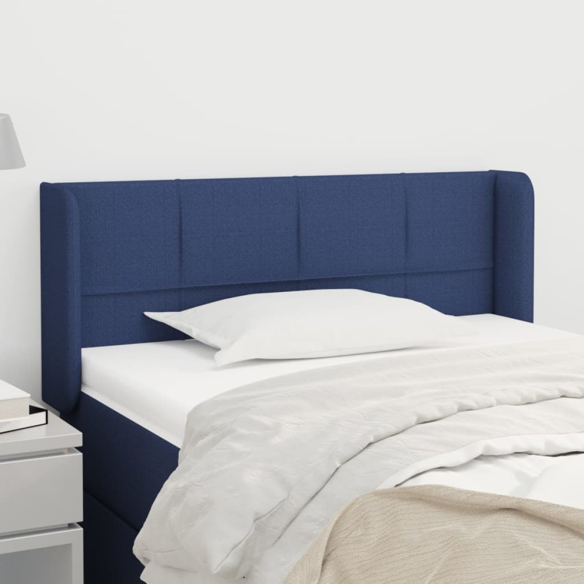 vidaXL Κεφαλάρι με Πτερύγια Μπλε 83x16x78/88 εκ. Υφασμάτινο