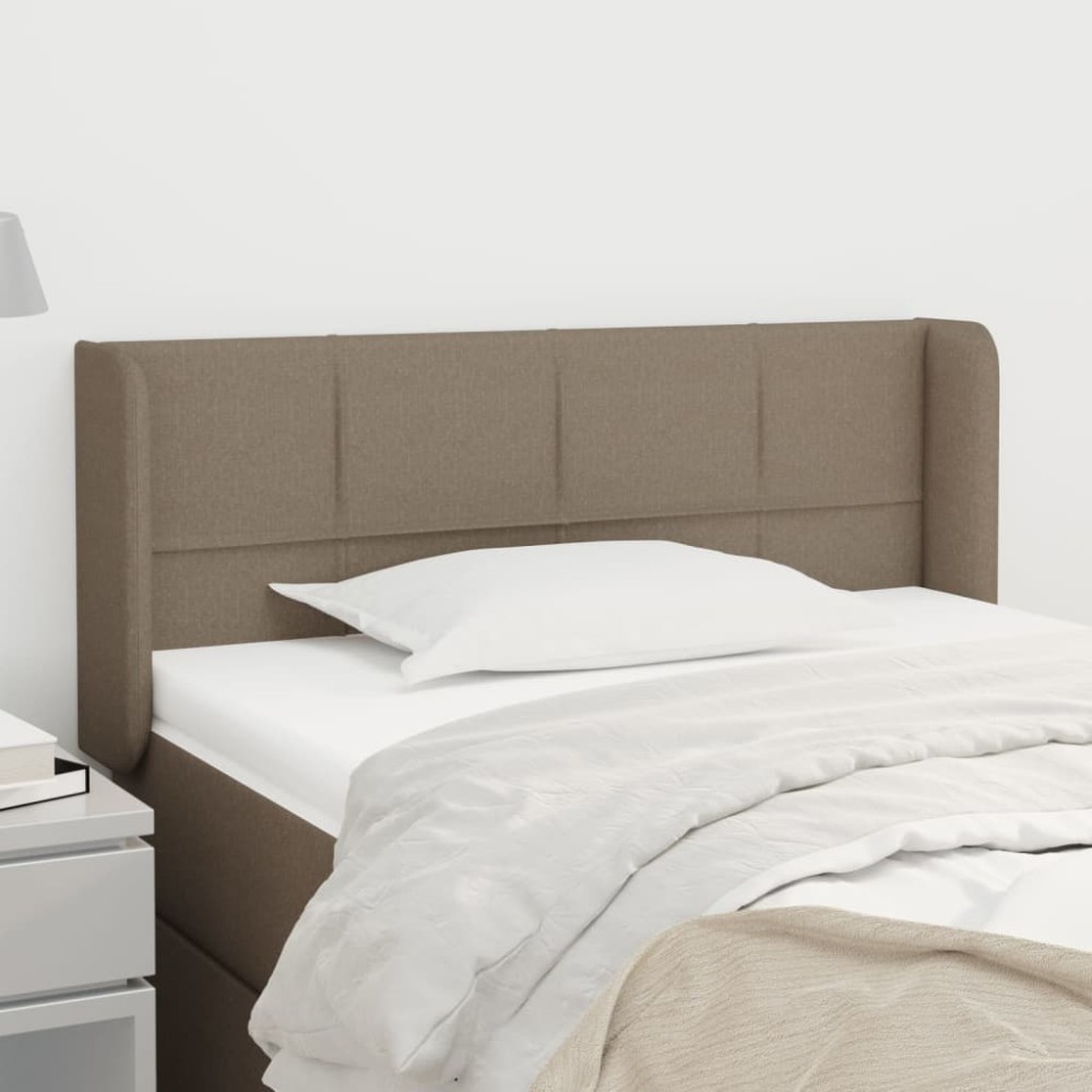 vidaXL Κεφαλάρι με Πτερύγια Taupe 93x16x78/88 εκ. Υφασμάτινο