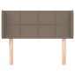 vidaXL Κεφαλάρι με Πτερύγια Taupe 93x16x78/88 εκ. Υφασμάτινο