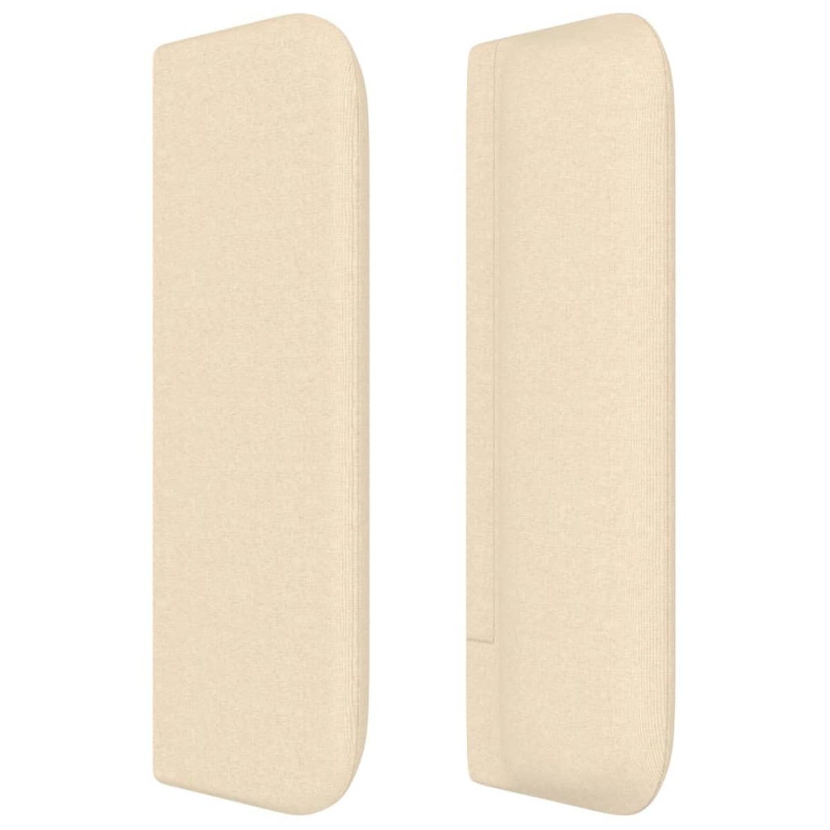 vidaXL Κεφαλάρι με Πτερύγια Κρεμ 93x16x78/88 εκ. Υφασμάτινο