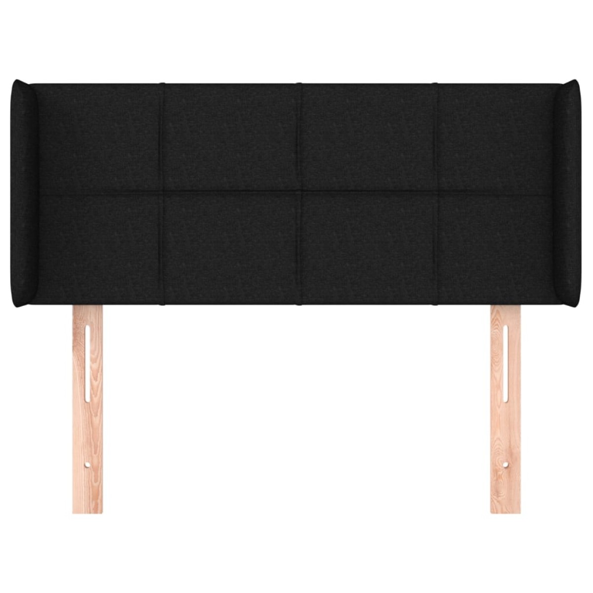 vidaXL Κεφαλάρι με Πτερύγια Μαύρο 103x16x78/88 εκ. Υφασμάτινο