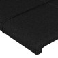 vidaXL Κεφαλάρι με Πτερύγια Μαύρο 103x16x78/88 εκ. Υφασμάτινο