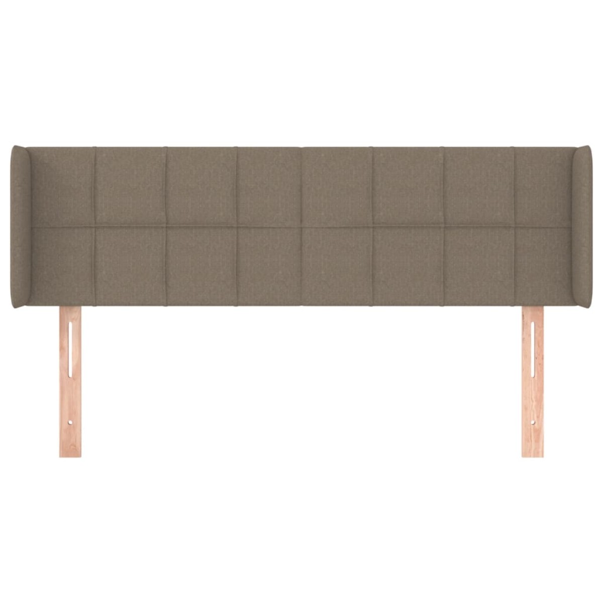 vidaXL Κεφαλάρι με Πτερύγια Taupe 147x16x78/88 εκ. Υφασμάτινο