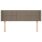 vidaXL Κεφαλάρι με Πτερύγια Taupe 147x16x78/88 εκ. Υφασμάτινο