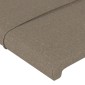 vidaXL Κεφαλάρι με Πτερύγια Taupe 147x16x78/88 εκ. Υφασμάτινο
