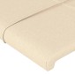 vidaXL Κεφαλάρι με Πτερύγια Κρεμ 163x16x78/88 εκ. Υφασμάτινο