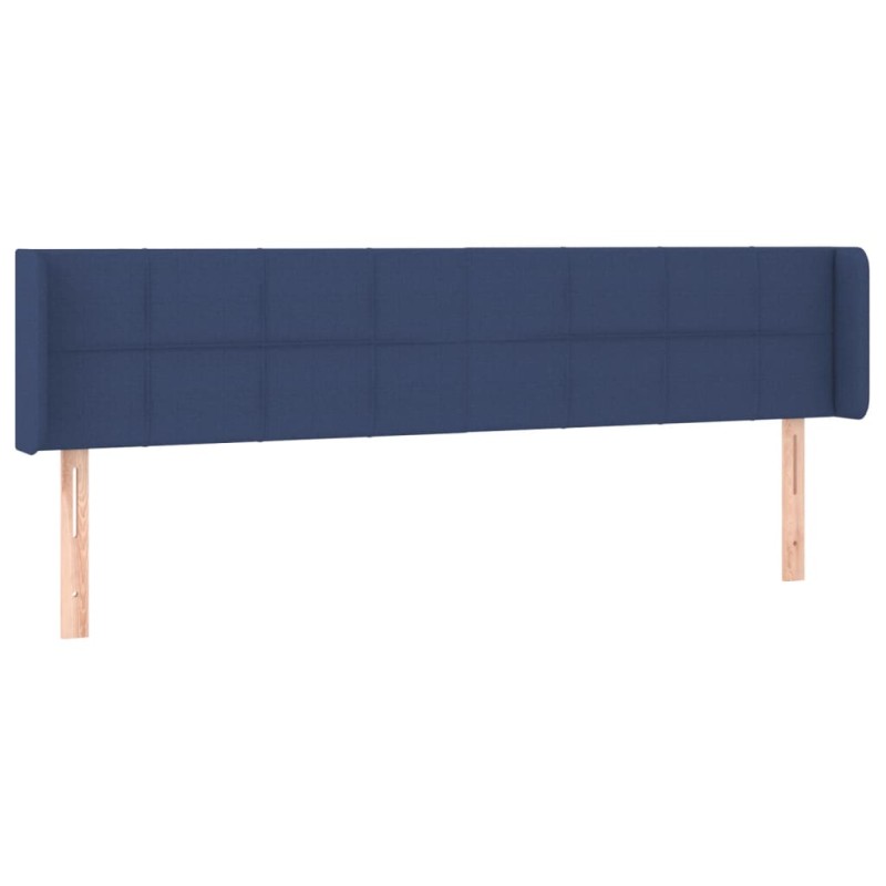 vidaXL Κεφαλάρι με Πτερύγια Μπλε 183x16x78/88 εκ. Υφασμάτινο