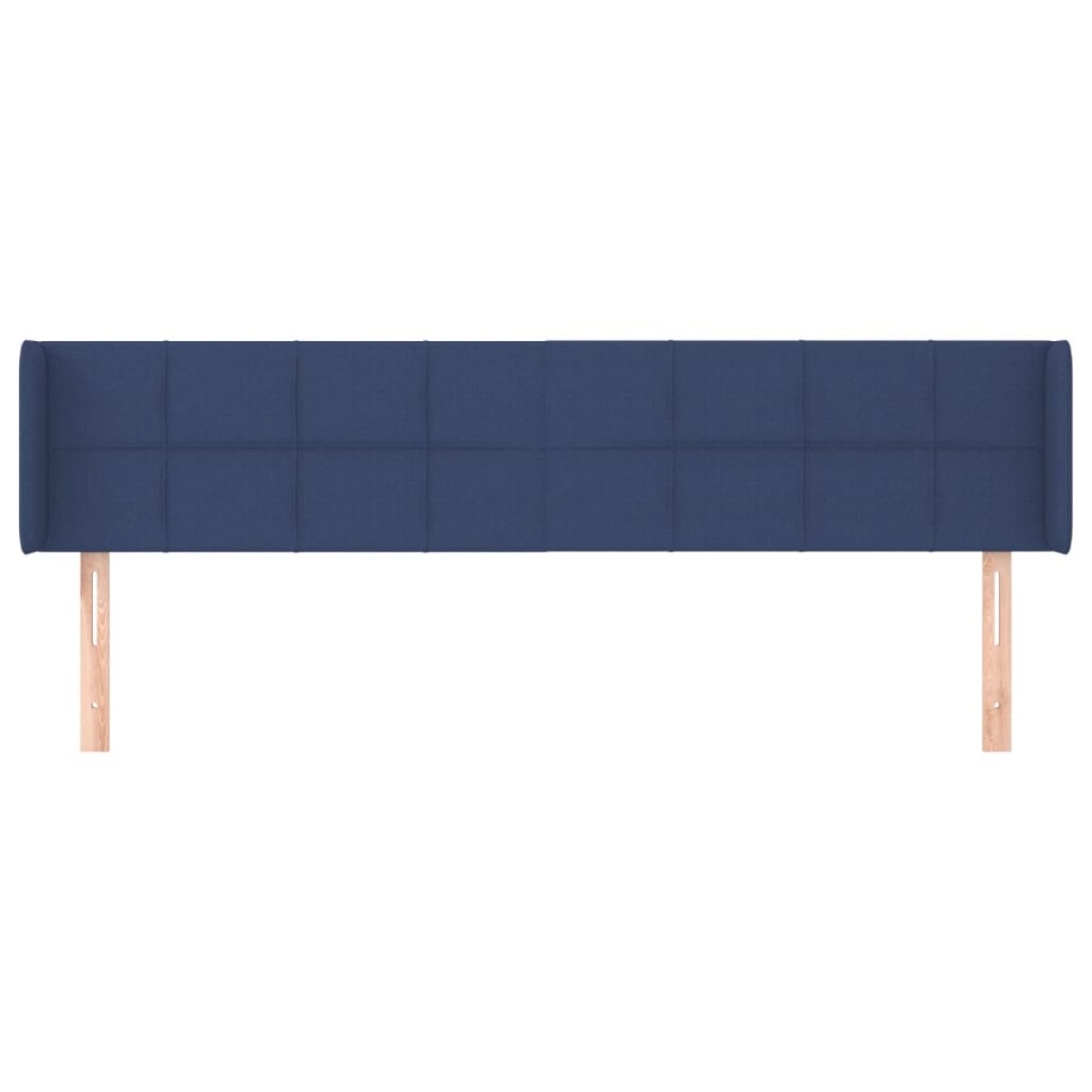 vidaXL Κεφαλάρι με Πτερύγια Μπλε 183x16x78/88 εκ. Υφασμάτινο