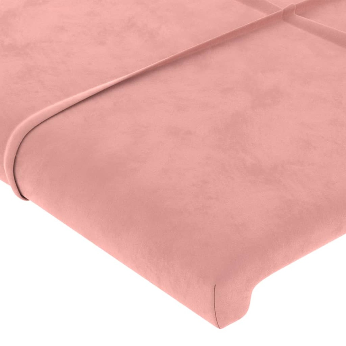 vidaXL Κεφαλάρι με Πτερύγια Ροζ 83x16x78/88 εκ. Βελούδινο