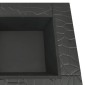 vidaXL Τζάκι Εξωτερικού Χώρου XXL 81x81x47 εκ. Ατσάλινο με Σκαλιστήρι