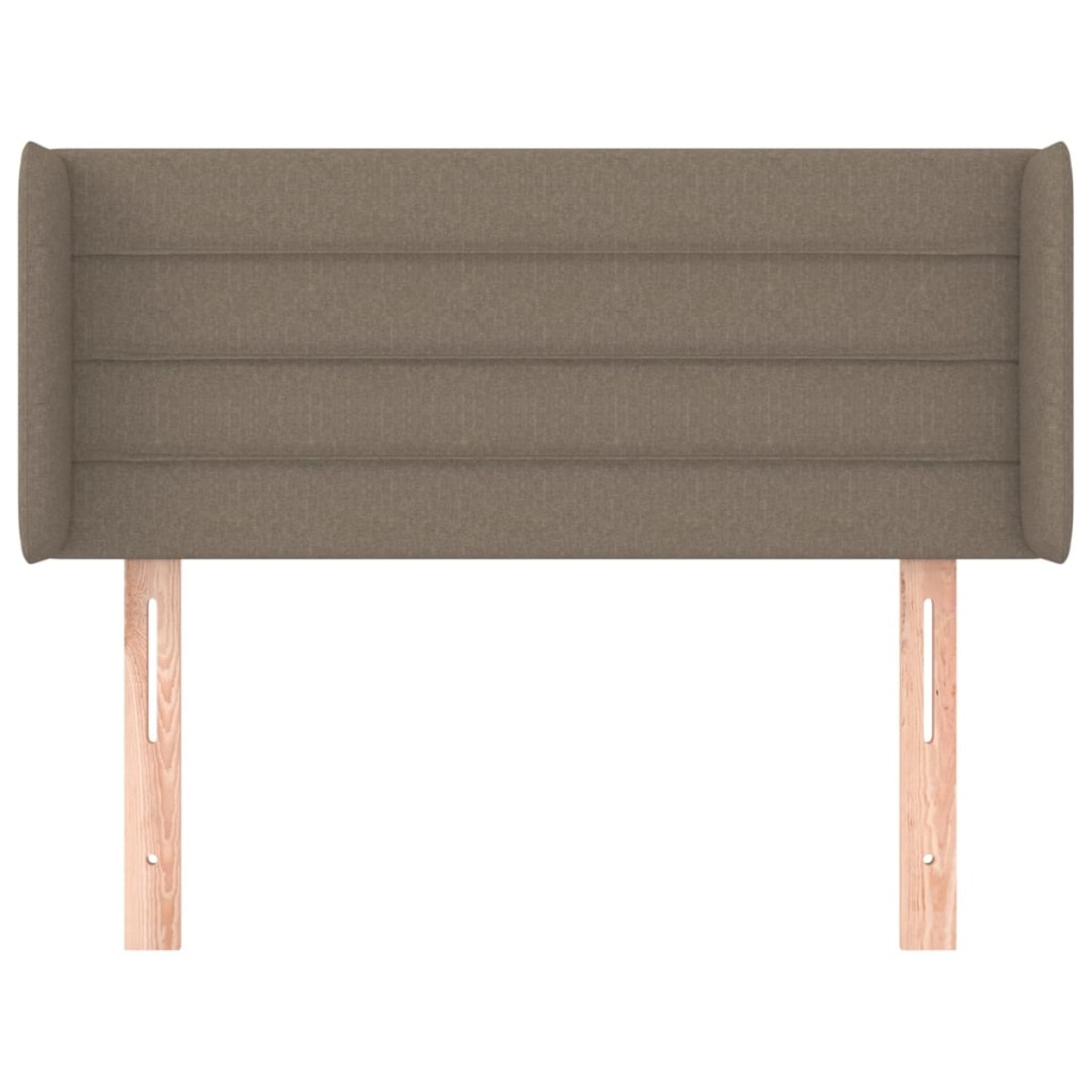 vidaXL Κεφαλάρι με Πτερύγια Taupe 93x16x78/88 εκ. Υφασμάτινο