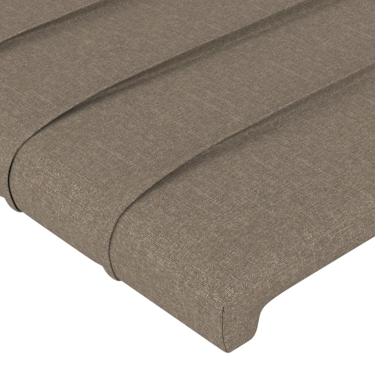 vidaXL Κεφαλάρι με Πτερύγια Taupe 93x16x78/88 εκ. Υφασμάτινο