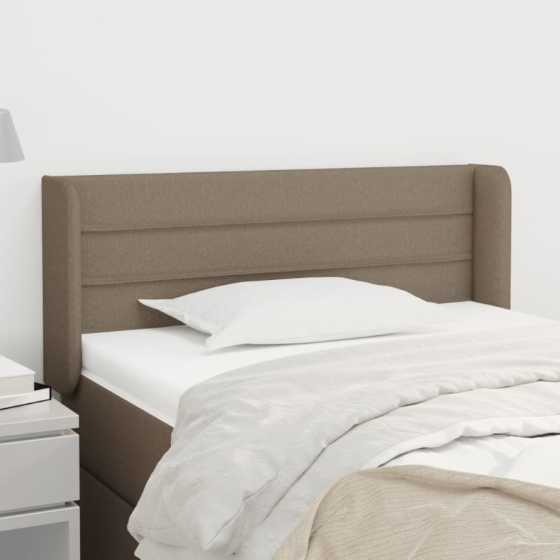 vidaXL Κεφαλάρι με Πτερύγια Taupe 93x16x78/88 εκ. Υφασμάτινο