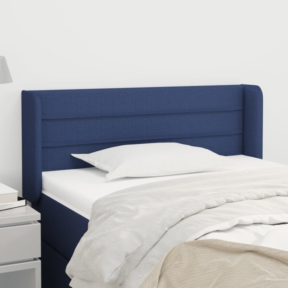 vidaXL Κεφαλάρι με Πτερύγια Μπλε 93x16x78/88 εκ. Υφασμάτινο