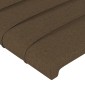vidaXL Κεφαλάρι με Πτερύγια Σκούρο Καφέ 147x16x78/88 εκ. Υφασμάτινο