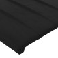 vidaXL Κεφαλάρι με Πτερύγια Μαύρο 83x16x78/88 εκ. Βελούδινο