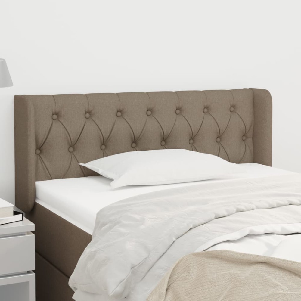 vidaXL Κεφαλάρι με Πτερύγια Taupe 93x16x78/88 εκ. Υφασμάτινο
