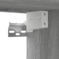 vidaXL Έπιπλα Τηλεόρασης Τοίχου 4 τεμ. Γκρι 60x30x30 εκ. Επ. Ξύλο