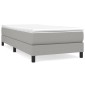vidaXL Πλαίσιο Κρεβατιού Boxspring Ανοιχτό Γκρι 80x200 εκ. Υφασμάτινο