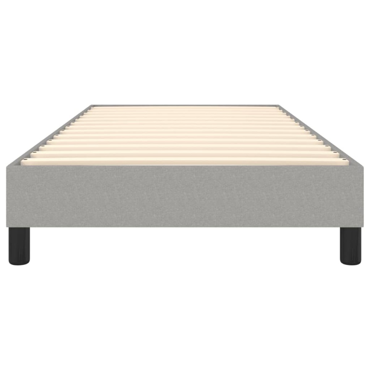 vidaXL Πλαίσιο Κρεβατιού Boxspring Ανοιχτό Γκρι 80x200 εκ. Υφασμάτινο