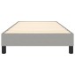 vidaXL Πλαίσιο Κρεβατιού Boxspring Ανοιχτό Γκρι 80x200 εκ. Υφασμάτινο