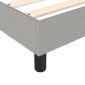 vidaXL Πλαίσιο Κρεβατιού Boxspring Ανοιχτό Γκρι 80x200 εκ. Υφασμάτινο