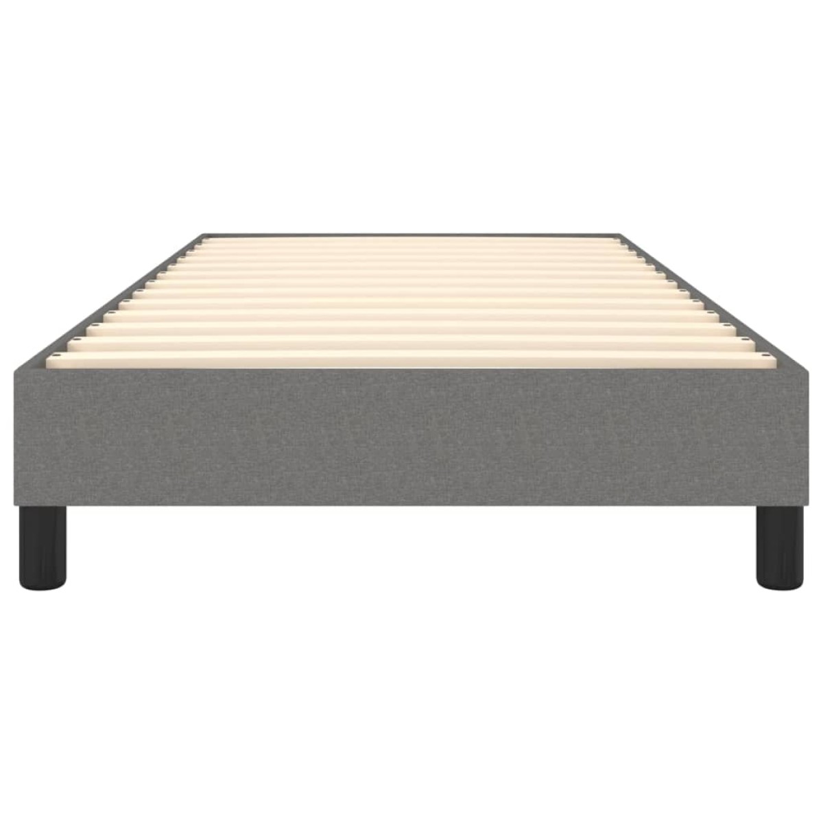 vidaXL Πλαίσιο Κρεβατιού Boxspring Σκούρο Γκρι 80x200 εκ. Υφασμάτινο