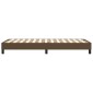 vidaXL Πλαίσιο Κρεβατιού Boxspring Σκούρο Καφέ 80x200 εκ. Υφασμάτινο