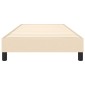 vidaXL Πλαίσιο Κρεβατιού Boxspring Κρεμ 80 x 200 εκ. Υφασμάτινο