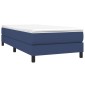 vidaXL Πλαίσιο Κρεβατιού Boxspring Μπλε 80 x 200 εκ. Υφασμάτινο
