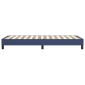 vidaXL Πλαίσιο Κρεβατιού Boxspring Μπλε 80 x 200 εκ. Υφασμάτινο